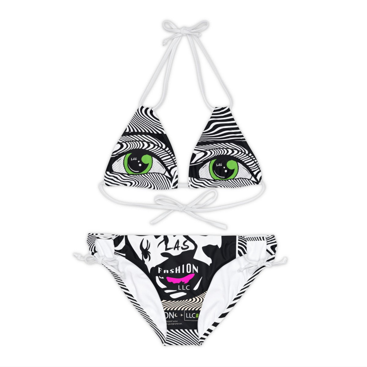 LAS Strappy Bikini Set (AOP) VOL.2