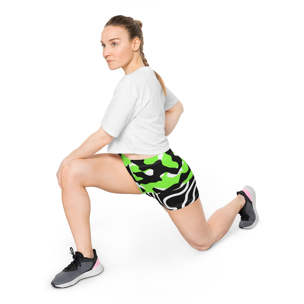 Thumbnail: Copy of LAS MAZE Women's Shorts (WHITE )