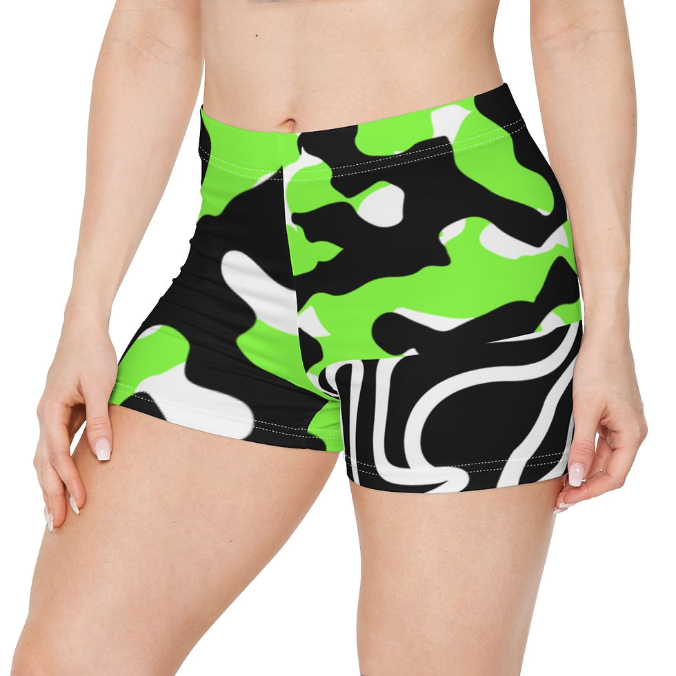 Thumbnail: Copy of LAS MAZE Women's Shorts (WHITE )