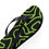 Thumbnail: LAS Stylish Abstract Flip Flops - Comfortable Summer Sandals 