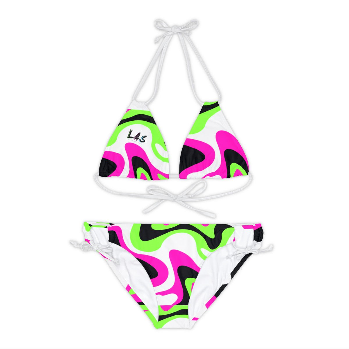 LAS Strappy Bikini Set (AOP)