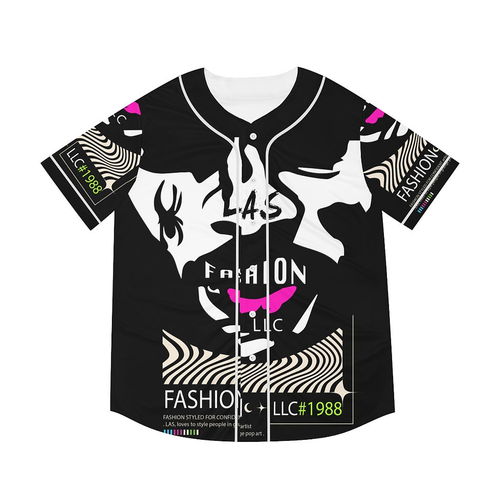 Thumbnail: LAS Men's Baseball Jersey (AOP)