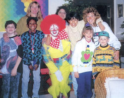 LSF Rhea, AJ_Clown_and_kids-2