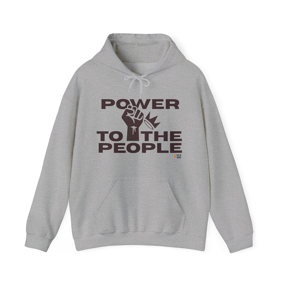 Thumbnail: Power to the People Unisex Hooded Sweatshirt