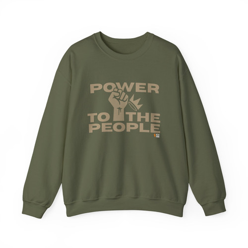 Power to the People -Unisex Heavy Blend™ Crewneck Sweatshirt | Kc