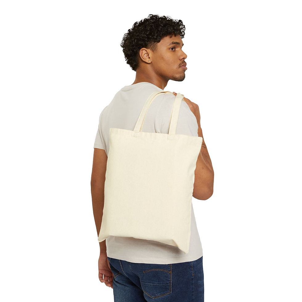 Thumbnail: "Power to the People" Cotton Canvas Tote Bag 