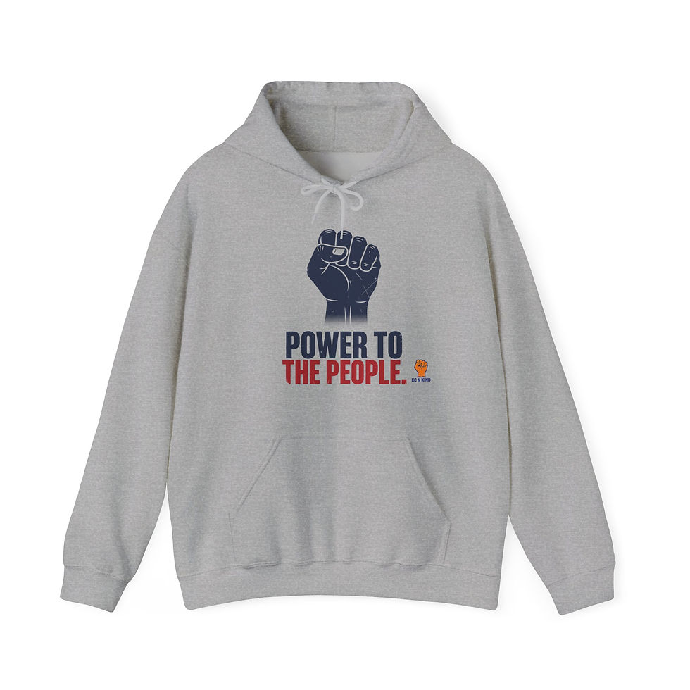 Thumbnail: Power to the People Unisex Hooded Sweatshirt