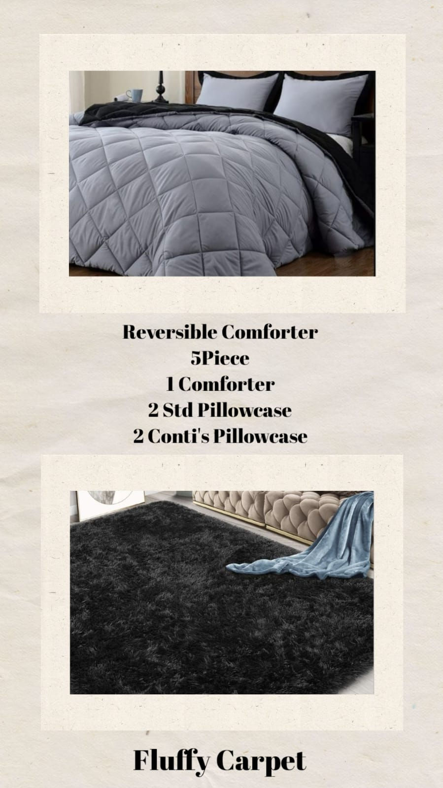 Thumbnail: Reversible Comforter 5Piece