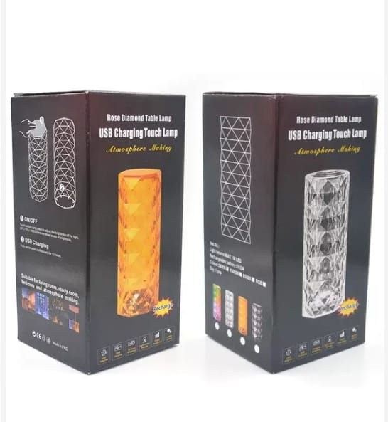 Thumbnail: Creative Smart LED Rose  Diamond Crystal Table lamp