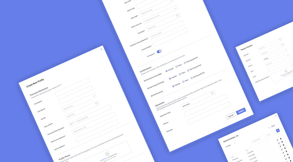 Visual, UI Design, Prototyping