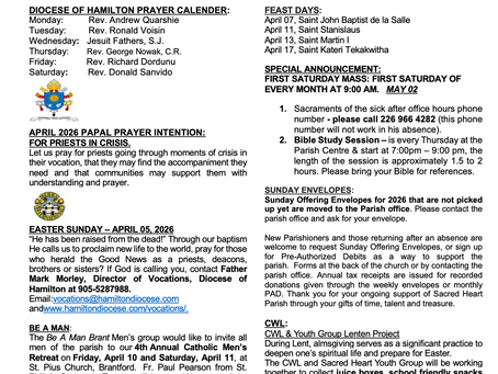 Sunday Bulletin: Easter Sunday