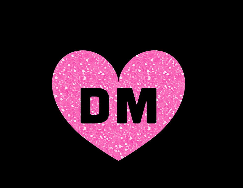 Thumbnail: Heart motif with monogram in pink