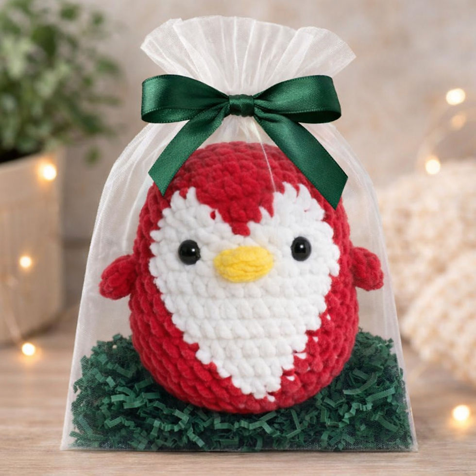 Thumbnail: Crochet Penguin Plush Gift – Handmade Amigurumi Penguin Toy, Cute Stuffed Animal