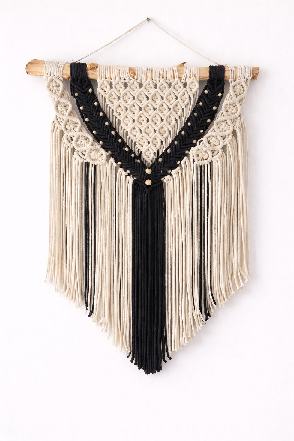 Thumbnail: Large Boho Macramé Wall Hanging “QUEENE”