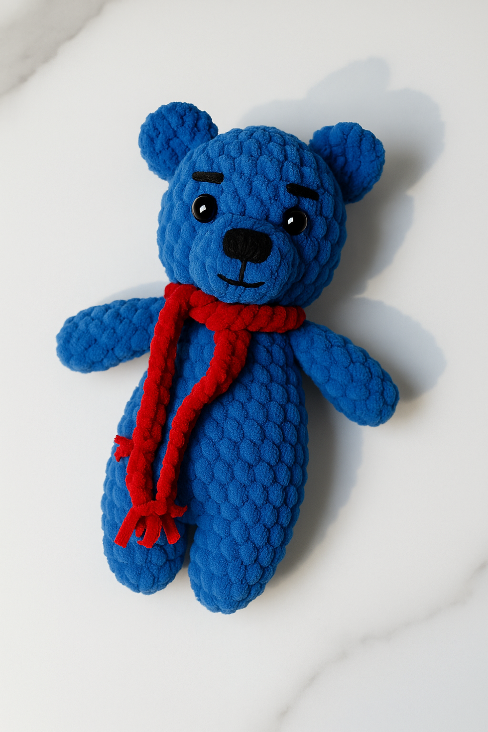 Thumbnail: Handmade Crochet Teddy Bear Plush – Soft Amigurumi Toy & Gift
