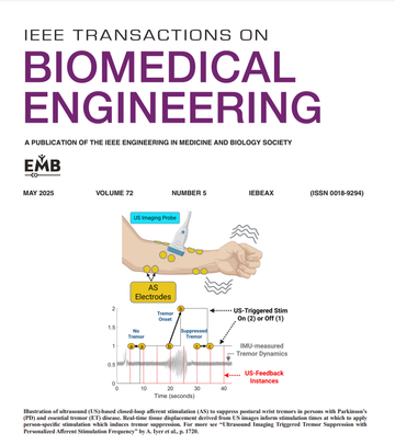 Dr. Nitin Sharma’s Ultrasound Tremor Suppression Study Featured on IEEE TBME May Cover
