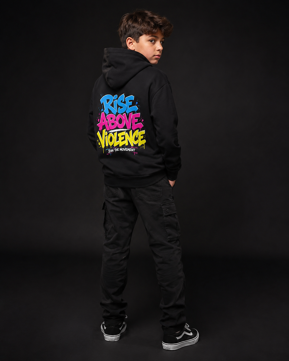 Thumbnail: Sweet Cloud Hoodie | Kids Violence Awareness - Rise Above Violence Hoodie
