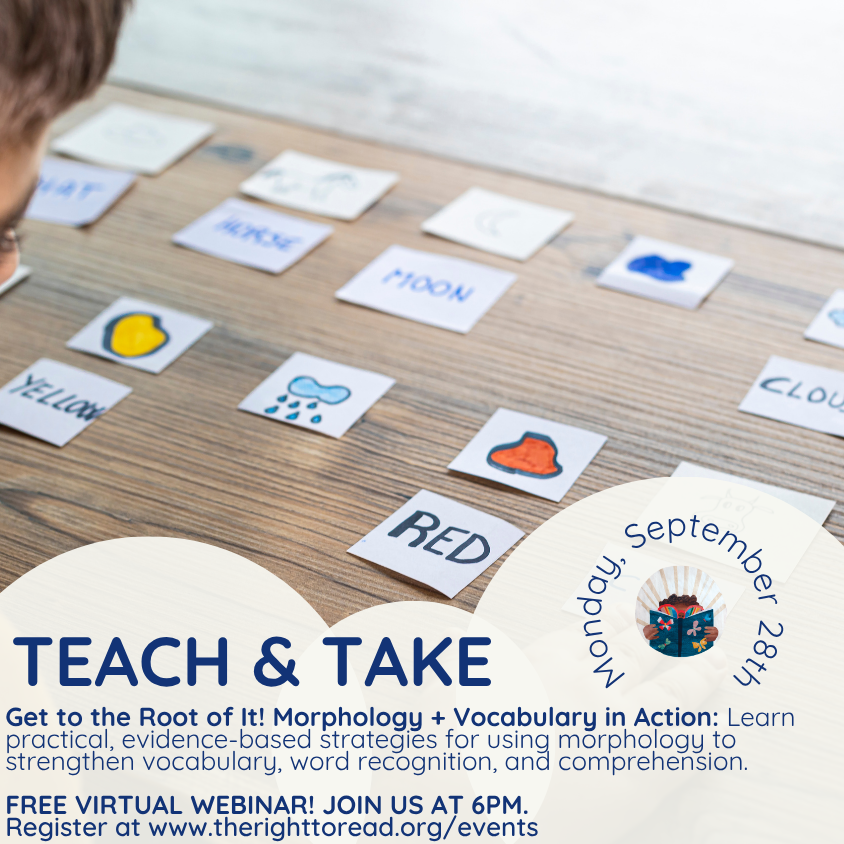 Teach & Take: Get To The Root! Morphology +Vocabulary in Action