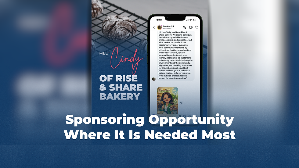 Sponsoring Opportunity Where It Is Needed Most