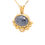 Thumbnail: Heirloom 6ct Grey Diamond Gold Pendant