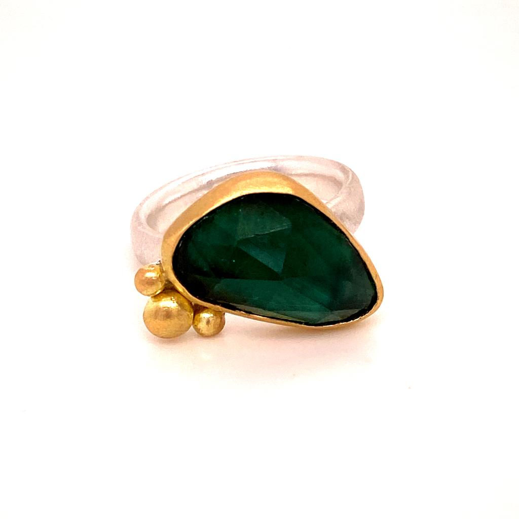 Green Tourmaline Ring