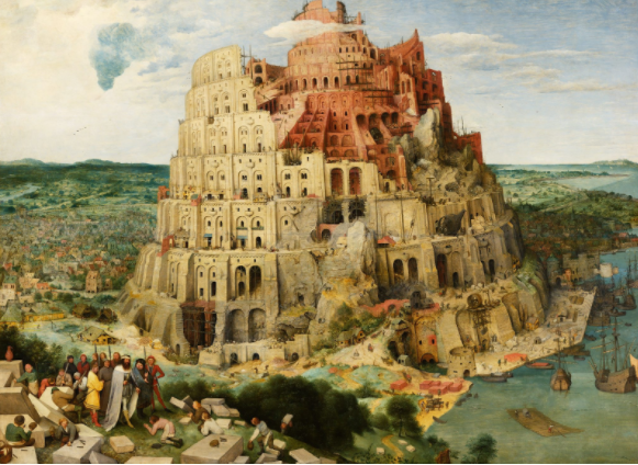 The Tower of Babel by Pieter Bruegel the Elder (1563)
