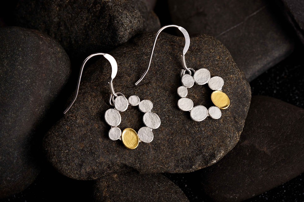 Thumbnail: One of a Kind Large Hook Earrings