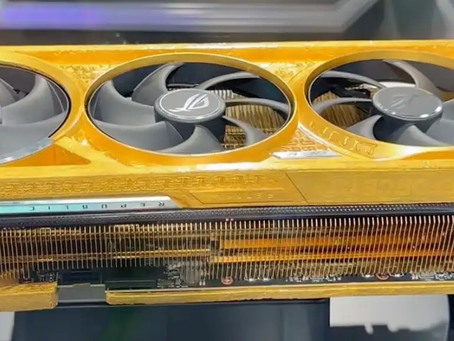 RTX 5090 aus 5 Kilogramm echtem Gold – Asus verlangt dafür 500 000 Dollar