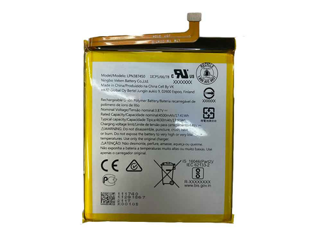 NOKIA LPN387450 3.87V 4.45V 4500mAh 17.41WH Akku für Nokia LPN387450