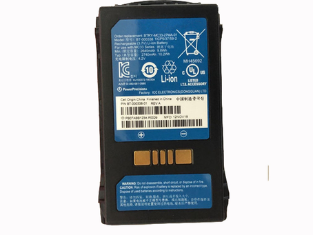 ZEBRA BT-000337-01 3.7V/4.2V 2740mAh/10.2Wh Akku für Zebra MC33 MC3300 MC330K/M
