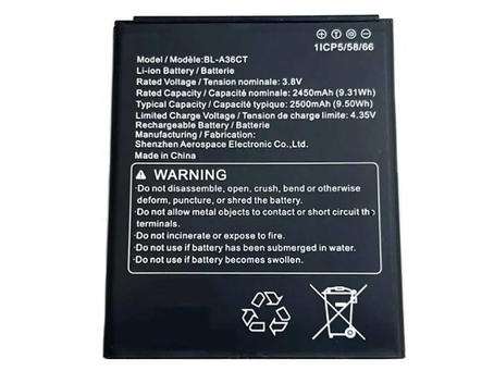 KOOBEE BL-A36CT 3.8V 2500mAh Akku für Koobee K100 SL004T