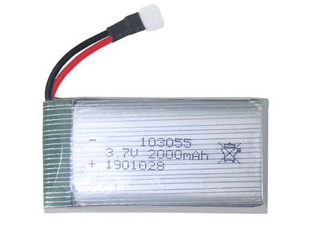BBR 103055 3.7V 2000mAh Akku für BBR Helicopter Model Remote-Controlled Aircraft