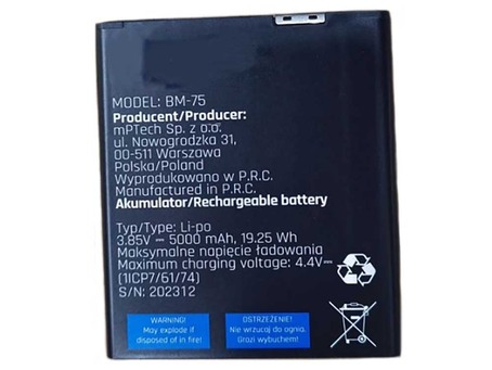 HAMMER BM-75 3.85V 5000mAh Akku für Hammer BM-75