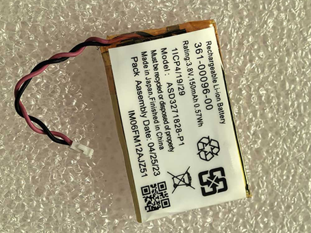 GARMIN 361-00096-00 3.8V 150mAh Akku für Garmin Fenix 5S 361-00096-00