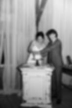 The long awaited cake cutting!