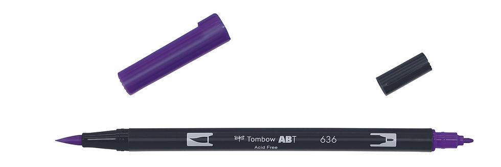 636 IMPERIAL PURPLE - TOMBOW - DUAL BRUSH