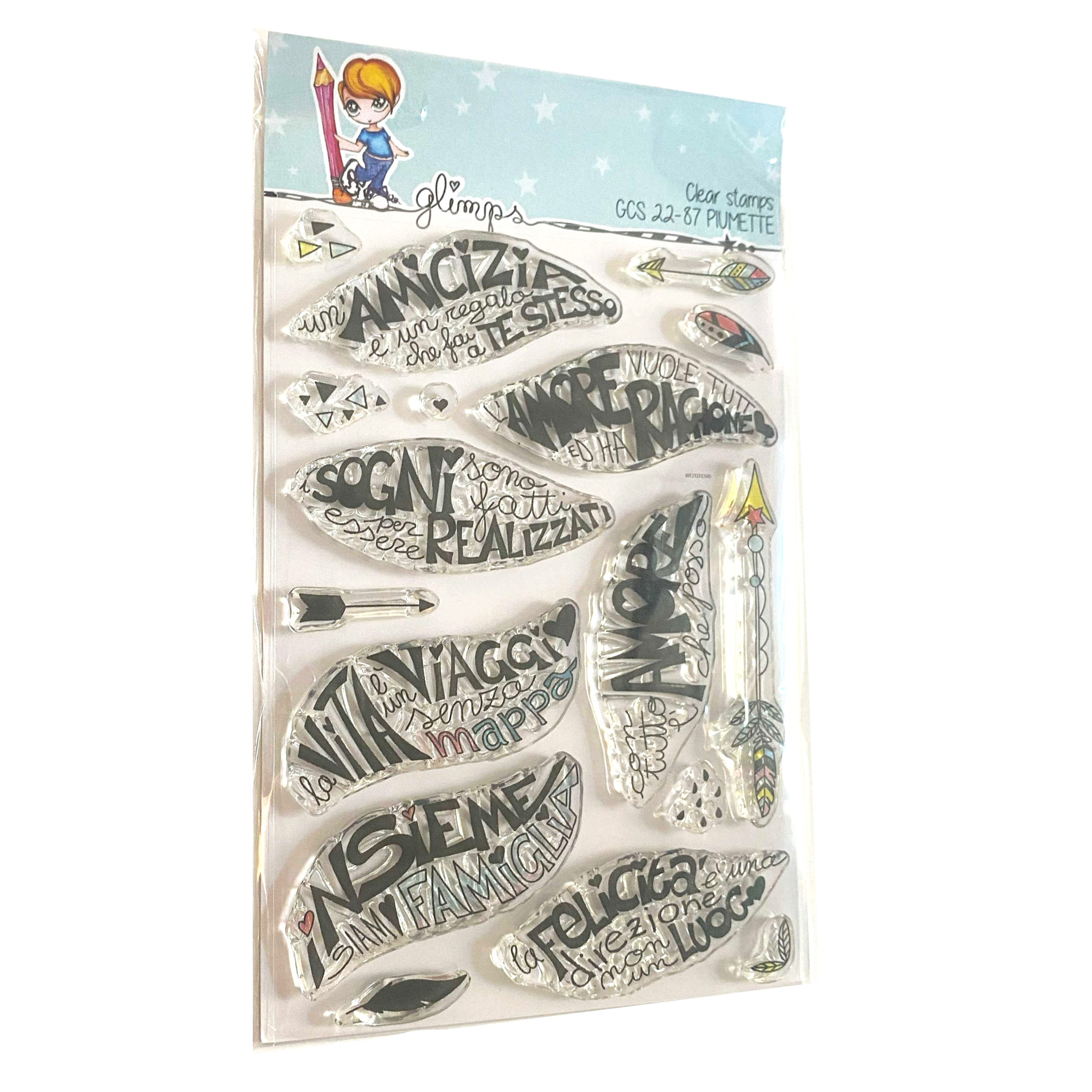 GLIMPS CLEAR STAMPS - GCS 22-87 PIUMETTE