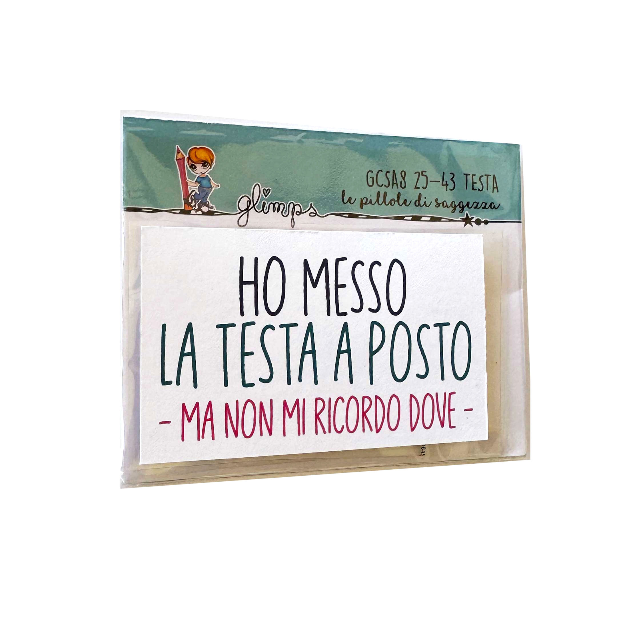 GLIMPS CLEAR STAMPS - GCSA8 25-43 TESTA