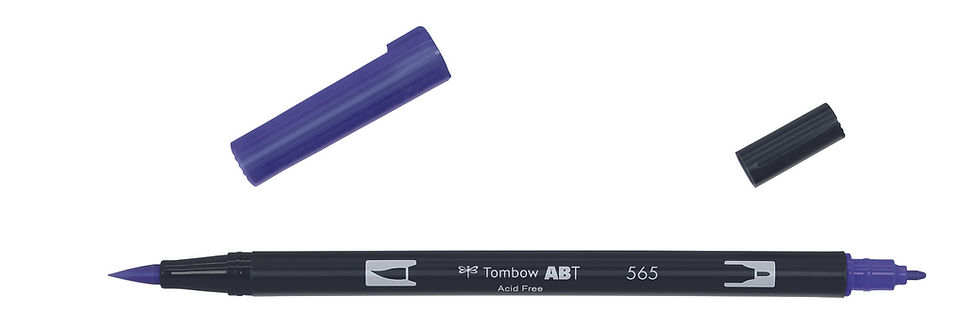 565 DEEP BLUE - TOMBOW - DUAL BRUSH