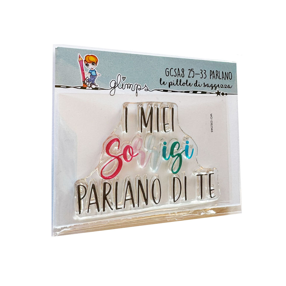 GLIMPS CLEAR STAMPS - GCSA8 25-33 PARLANO