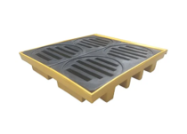 PALETE;POLIET;CONTENÇÃO;COR;AM/PT;150LT;1200KG;1320MM;1370MM;215MM