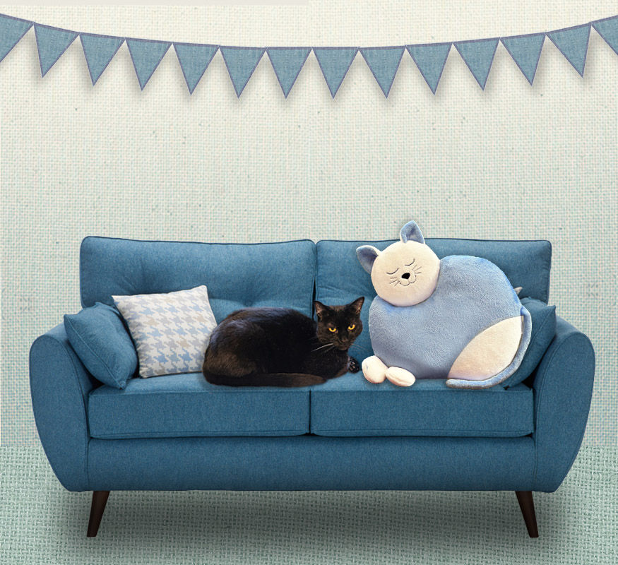 Thumbnail: Cuddly Cat Cushion