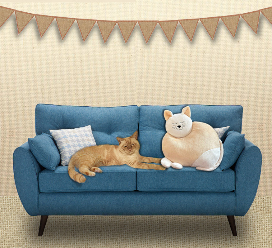 Thumbnail: Cuddly Cat Cushion