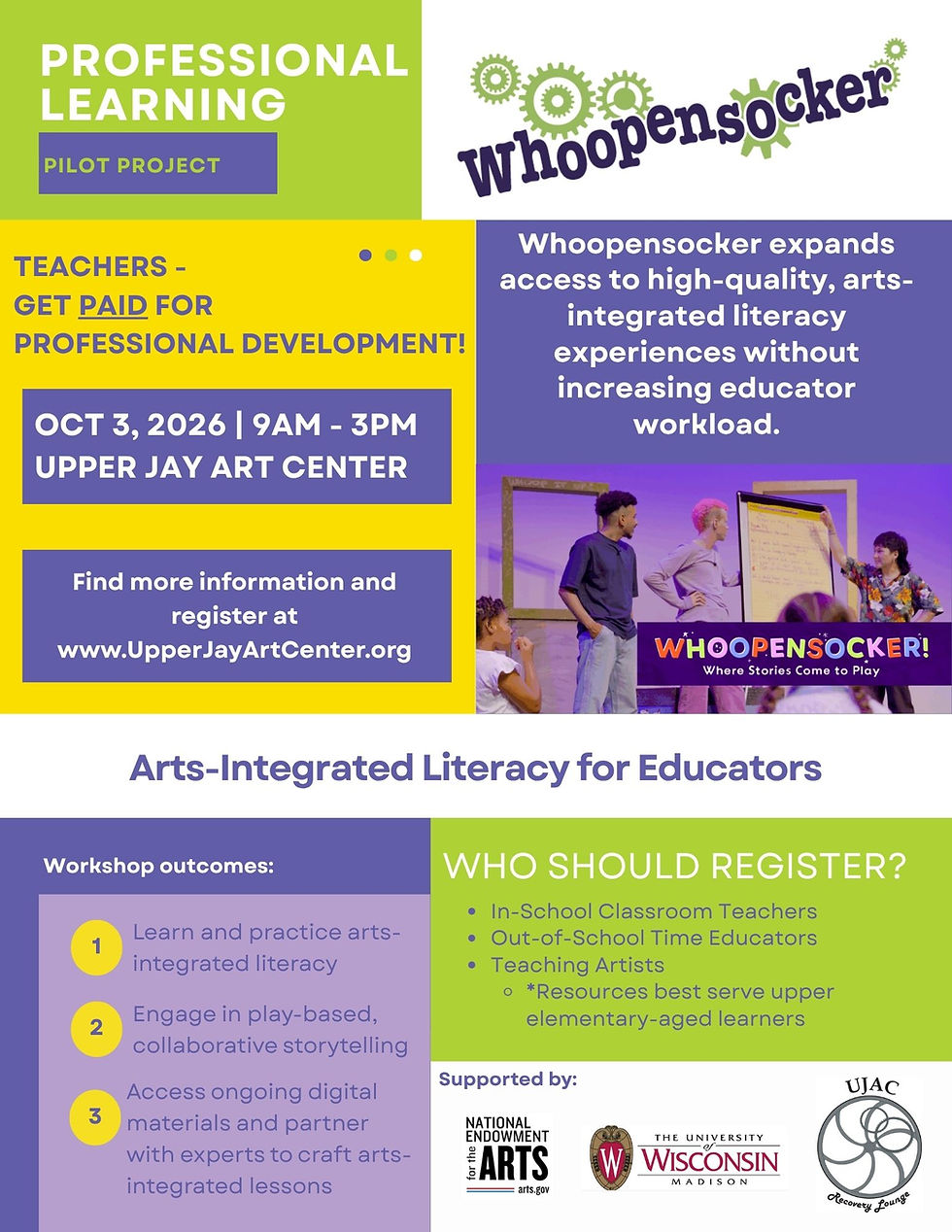 Whoopensocker Professional Learning Workshop
