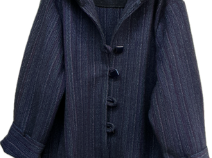 A handwoven coat by The Oregon Weaver