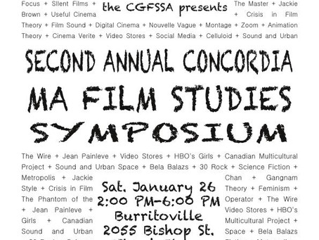 Second Annual M.A. Film Studies Symposium
