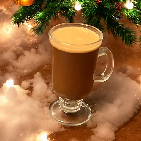 Rum, Butter, Brown Sugar, Cinnamon, Clove, All Spice, Vanilla, Water