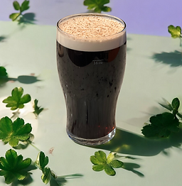 Rum, Guiness, Cognac, Lime, Demerara, Nutmeg