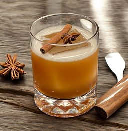 Bourbon, Chai Syrup, Orange Bitters