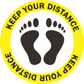 Thumbnail: Keep Your Distance - Feet (5 per pack)